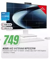 Asus - ASUS AIO V470VAK-WPE029W Asus - ASUS AIO V470VAK-WPE029W