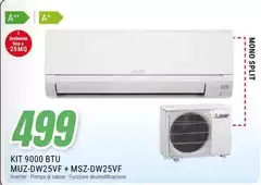 Asus - Kit 9000 Btu MQZ-DW25VF + MSC-DW25VF Asus - Kit 9000 Btu MQZ-DW25VF + MSC-DW25VF