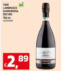 Bio - Vino Lambrusco Gasparossa DOC