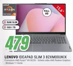 Lenovo - Ideapad Slim 3 82XM000UKIX