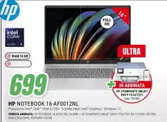 HP - Notebook 16-AF0012NL