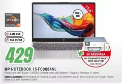 HP - Notebook 15-fc0084nl