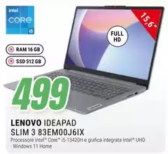 Lenovo - Ideapad Slim 3 83em00j61x