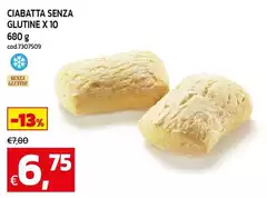 Ciabatta Senza Glutine