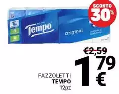 Tempo - Fazzoletti Tempo - Fazzoletti