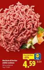 Macinato Di Bovino Adulto Scottona