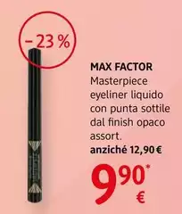 Max Factor - Masterpiece Eyeliner Liquido Con Punta Sottile Opaco Assort. Max Factor - Masterpiece Eyeliner Liquido Con Punta Sottile Opaco Assort.