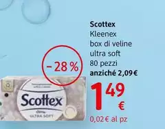 Scottex - Kleenex Box Di Veline Ultra Soft 80 Pezzi Scottex - Kleenex Box Di Veline Ultra Soft 80 Pezzi