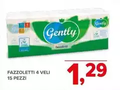 Gently - Fazzoletti 4 Veli 15 Pezzi