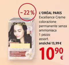 L'Oreal - Paris Colorazione Permanente Senza Ammoniaca 1 Pezzo Assort. L'Oreal - Paris Colorazione Permanente Senza Ammoniaca 1 Pezzo Assort.