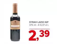 Syrah Lazio IGP