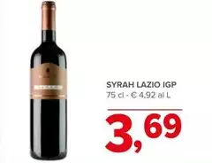 Syrah Lazio IGP
