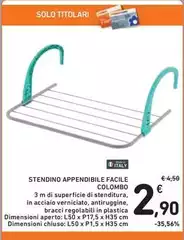 Colombo - Stendino Appendibile Facile
