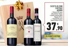 Villa - Cassetta In Legno 3 Bottiglie