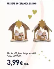 Presepe In Ceramica E Legno Presepe In Ceramica E Legno