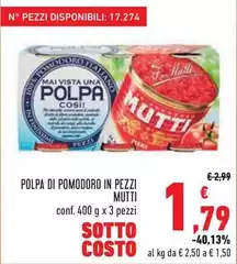 Mutti - Polpa Di Pomodoro In Pezzi