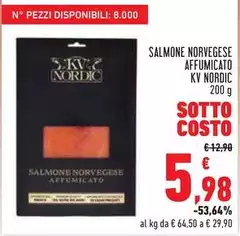 Kv nordic - Salmone Norvegese Affumicato Kv nordic - Salmone Norvegese Affumicato