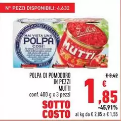 Mutti - Polpa Di Pomodoro In Pezzi Mutti - Polpa Di Pomodoro In Pezzi