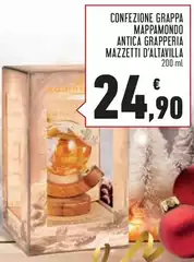 Mazzetti - Confezione Grappa Mappamondo Antica Grapperia Mazzetti - Confezione Grappa Mappamondo Antica Grapperia
