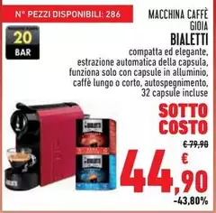 Bialetti - Macchina Caffè Gioia Bialetti - Macchina Caffè Gioia