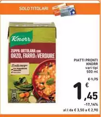Knorr - Piatti Pronti Knorr - Piatti Pronti
