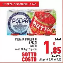Mutti - Polpa Di Pomodoro In Pezzi Mutti - Polpa Di Pomodoro In Pezzi