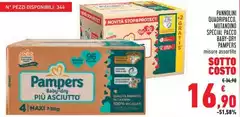 Pampers - Pannolini Quadrivacio, Matutano Special Pacco Baby-Dry Pampers - Pannolini Quadrivacio, Matutano Special Pacco Baby-Dry