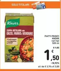 Knorr - Piatti Pronti Knorr - Piatti Pronti