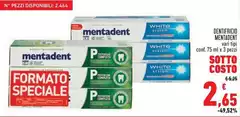 Mentadent - Dentifricio Mentadent - Dentifricio