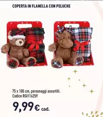 Coperta In Flanella Con Peluche Coperta In Flanella Con Peluche