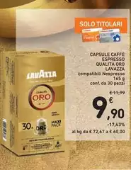 Lavazza - Capsule Caffè Espresso Qualità Oro