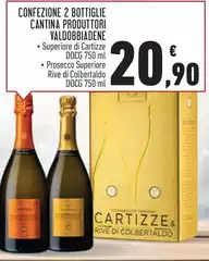 Valdobbiadene - Confezione 2 Bottiglie Cantina Produttori Valdobbiadene - Confezione 2 Bottiglie Cantina Produttori