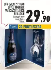 Berlucchi - Confezione Scrigno Cuvée Imperiale Franciacorta DOCG Berlucchi - Confezione Scrigno Cuvée Imperiale Franciacorta DOCG