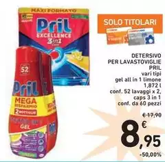 Pril - Detersivo Per Lavastoviglie Pril - Detersivo Per Lavastoviglie