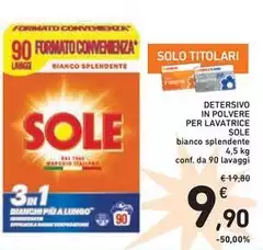 Sole - Detersivo In Polvere Per Lavatrice