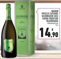 Valdobbiadene - Magnum Prosecco Superiore DOCG Cantina Produttori Valdobbiadene - Magnum Prosecco Superiore DOCG Cantina Produttori
