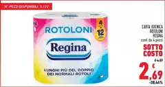 Regina - Carta Igienica Rotoloni Regina - Carta Igienica Rotoloni