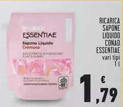 Essentiae - Ricarica Sapone Liquido Essentiae - Ricarica Sapone Liquido