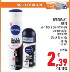 Nivea - Deodoranti