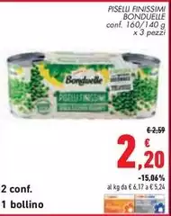 Bonduelle - Piselli Finissimi Bonduelle - Piselli Finissimi