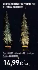 Albero Di Natale In Polietilene E Legno A Corrente Albero Di Natale In Polietilene E Legno A Corrente