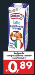 Sterilgarda - Latte Parzialmente Scremato Microfiltrato Sterilgarda - Latte Parzialmente Scremato Microfiltrato