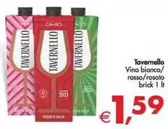 Tavernello - Vino Bianco/Rosso/Rosato Tavernello - Vino Bianco/Rosso/Rosato