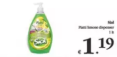 Sial - Piatti Limone Dispenser Sial - Piatti Limone Dispenser