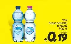 Vera - Acqua Naturale/Frizzante Vera - Acqua Naturale/Frizzante