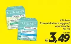 Clinians - Crema Idratante Leggera Clinians - Crema Idratante Leggera