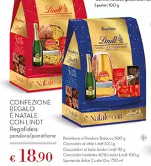 Lindt - Confezione Regalo E Natale Con Rendre Lindt - Confezione Regalo E Natale Con Rendre