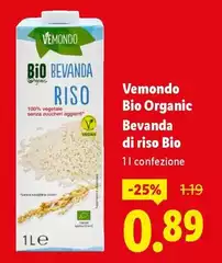 Vemondo - Bio Bevanda Di Riso Bio