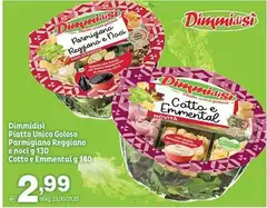 Dimmidisì - Dimmidisi Piatto Unico Goloso Parmigiano Reggiano E Noci E