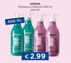 Dikson - Shampoo O Balsamo